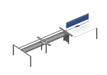 Express 10 person bench desk 6000mm x 1600mm - Next Day Delivery BENCH TC Group 