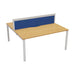 Express 2 person bench desk 1200mm x 1600mm - Next Day Delivery BENCH TC Group White Oak With Gap