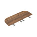 Express bench D end 1600mm x 600mm BENCH TC Group Silver Walnut 