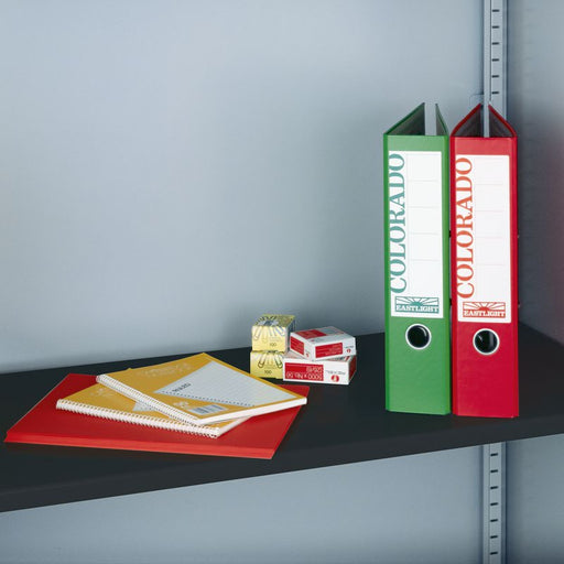 Extra shelf for steel storage cupboards and tambours - black Steel Storage Dams 