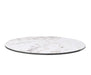 Extrema Round Table Top - 60cm Café Furniture zaptrading White Carrara Marble 