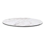 Extrema Round Table Top - 69cm Café Furniture zaptrading White Carrara Marble 