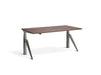 Five Raw Steel Height Adjustable Desk Desking Lavoro Raw Steel 1200 x 700mm Ferro Bronze