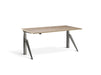 Five Raw Steel Height Adjustable Desk Desking Lavoro Raw Steel 1200 x 700mm Timber