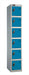 Full Height Locker 305 w x 305 d Storage Lion Steel 305 W x 305 D Blue Six