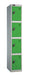 Full Height Locker 305 w x 305 d Storage Lion Steel 305 W x 305 D Green Four