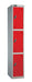 Full Height Locker 305 w x 305 d Storage Lion Steel 305 W x 305 D Red Three