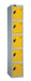 Full Height Locker 305 w x 305 d Storage Lion Steel 305 W x 305 D Yellow Five