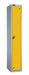 Full Height Locker 305 w x 305 d Storage Lion Steel 305 W x 305 D Yellow Single