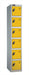 Full Height Locker 305 w x 305 d Storage Lion Steel 305 W x 305 D Yellow Six