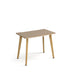 Giza Rectangular Desk with Wooden Legs Desking Dams 