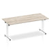 Impulse Folding Rectangle Table Folding Tables Dynamic Office Solutions Grey Oak 1800 