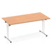 Impulse Folding Rectangle Table Folding Tables Dynamic Office Solutions Oak 1600 