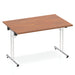 Impulse Folding Rectangle Table Folding Tables Dynamic Office Solutions Walnut 1200 