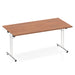 Impulse Folding Rectangle Table Folding Tables Dynamic Office Solutions Walnut 1600 