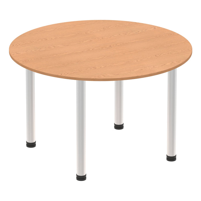 Impulse Round Table With Post Leg Shaped Tables Dynamic Office Solutions 