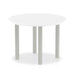 Impulse Round Table With Post Leg Shaped Tables Dynamic Office Solutions 