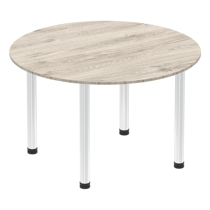 Impulse Round Table With Post Leg Shaped Tables Dynamic Office Solutions 