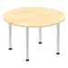 Impulse Round Table With Post Leg Shaped Tables Dynamic Office Solutions 