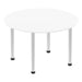 Impulse Round Table With Post Leg Shaped Tables Dynamic Office Solutions 