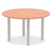 Impulse Round Table With Post Leg Shaped Tables Dynamic Office Solutions 