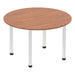 Impulse Round Table With Post Leg Shaped Tables Dynamic Office Solutions 