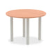 Impulse Round Table With Post Leg Shaped Tables Dynamic Office Solutions 