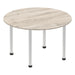 Impulse Round Table With Post Leg Shaped Tables Dynamic Office Solutions 