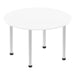 Impulse Round Table With Post Leg Shaped Tables Dynamic Office Solutions 