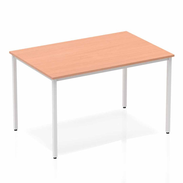 Impulse Straight Table Box Frame Leg Tables Dynamic Office Solutions Beech 1200 