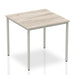 Impulse Straight Table Box Frame Leg Tables Dynamic Office Solutions Grey Oak 800 