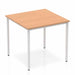 Impulse Straight Table Box Frame Leg Tables Dynamic Office Solutions Oak 800 