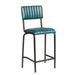 Industrial Style Mid Bar Stool Café Furniture zaptrading Vintage Teal 