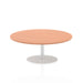 Italia Round Poseur Table Bistro Tables Dynamic Office Solutions Beech 1200 475mm