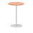 Italia Round Poseur Table Bistro Tables Dynamic Office Solutions Beech 600 1145mm