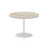 Italia Round Poseur Table Bistro Tables Dynamic Office Solutions Grey Oak 1000 725mm