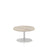 Italia Round Poseur Table Bistro Tables Dynamic Office Solutions Grey Oak 800 475mm