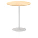 Italia Round Poseur Table Bistro Tables Dynamic Office Solutions Maple 1000 1145mm