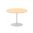 Italia Round Poseur Table Bistro Tables Dynamic Office Solutions Maple 1000 725mm