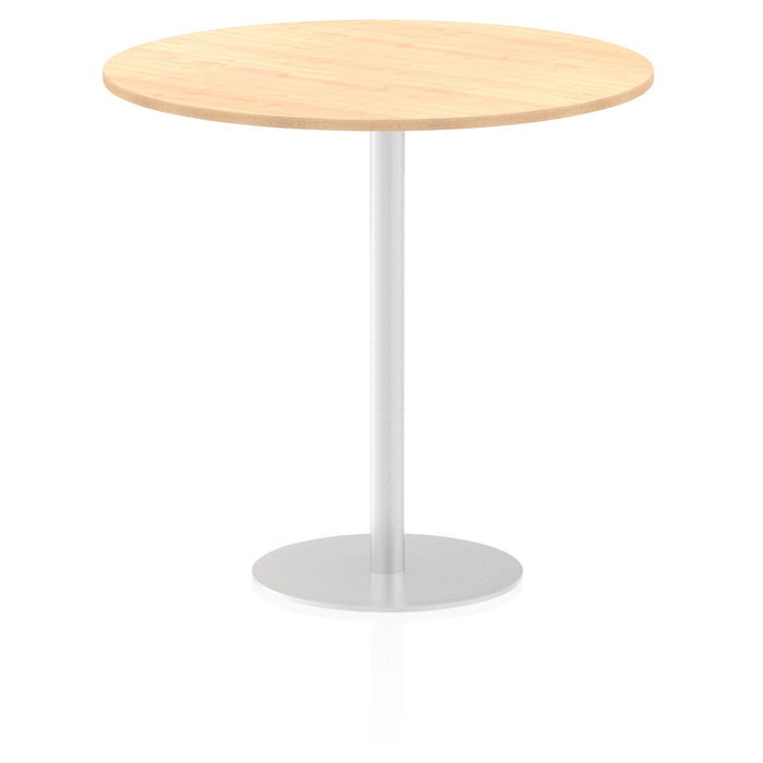 Italia Round Poseur Table Bistro Tables Dynamic Office Solutions Maple 1200 1145mm