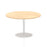 Italia Round Poseur Table Bistro Tables Dynamic Office Solutions Maple 1200 725mm