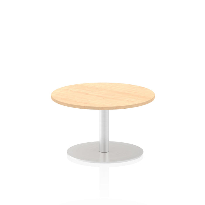 Italia Round Poseur Table Bistro Tables Dynamic Office Solutions Maple 600 475mm