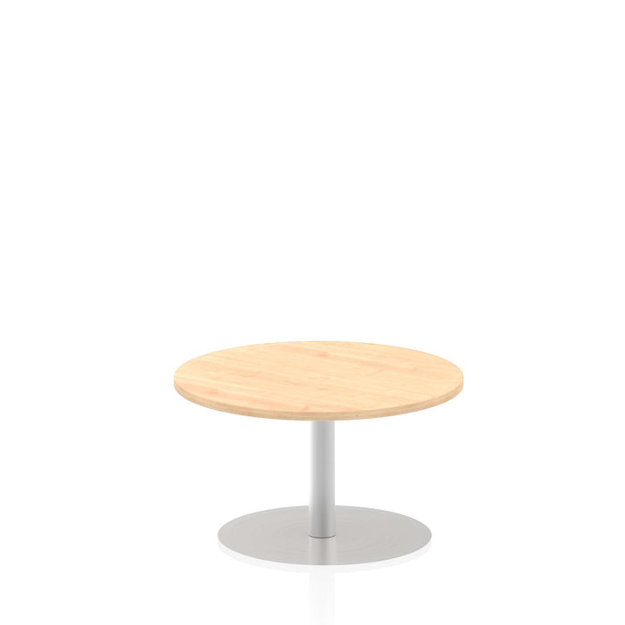 Italia Round Poseur Table Bistro Tables Dynamic Office Solutions Maple 800 475mm