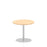 Italia Round Poseur Table Bistro Tables Dynamic Office Solutions Maple 800 725mm