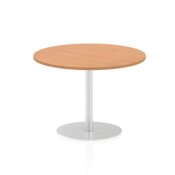 Italia Round Poseur Table Bistro Tables Dynamic Office Solutions Oak 1000 725mm
