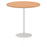 Italia Round Poseur Table Bistro Tables Dynamic Office Solutions Oak 1200 1145mm