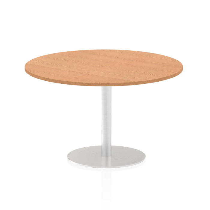 Italia Round Poseur Table Bistro Tables Dynamic Office Solutions Oak 1200 725mm