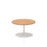 Italia Round Poseur Table Bistro Tables Dynamic Office Solutions Oak 600 475mm
