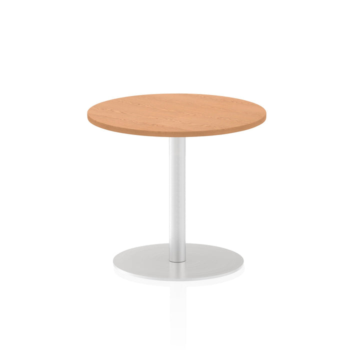 Italia Round Poseur Table Bistro Tables Dynamic Office Solutions Oak 600 725mm