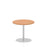 Italia Round Poseur Table Bistro Tables Dynamic Office Solutions Oak 800 725mm